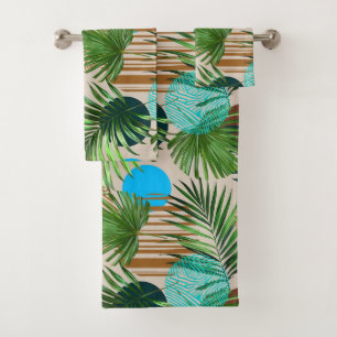 Plantes Paradisiaques Motif Hawaïen