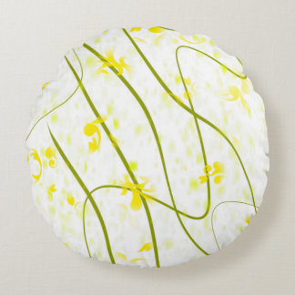 Plantfully Heavenly Peace Round Pillow