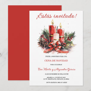 Plantillas a Fiestas de Navidad Personalizadas Invitation