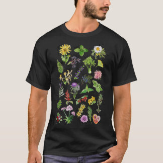 Plants &amp; Herbs Alphabet Classic T-Shirt