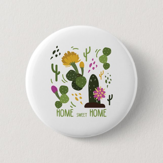 plants and flowers 18 2 inch round button (Front)
