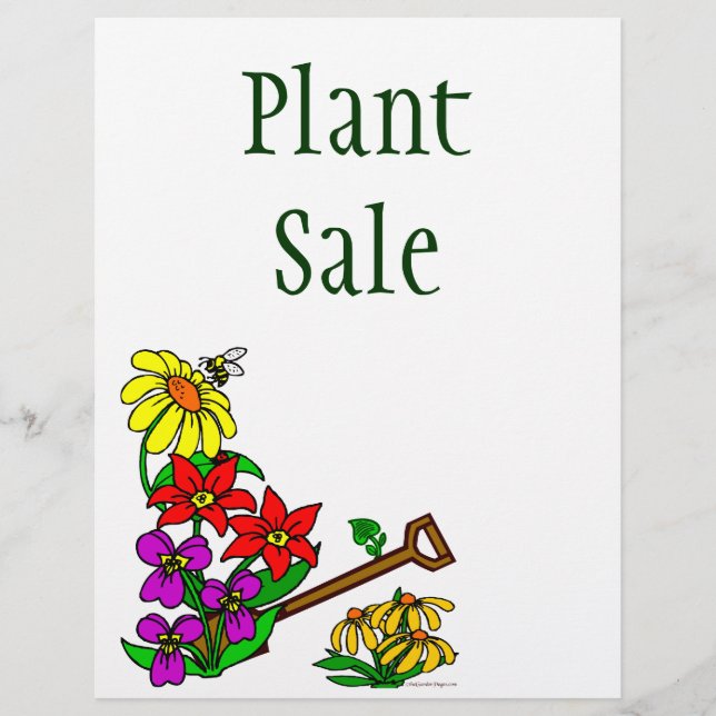 Plants and Flowers Custom Flyer (Front)