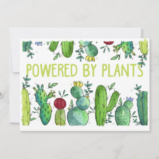 Plants and Flowers Invitation