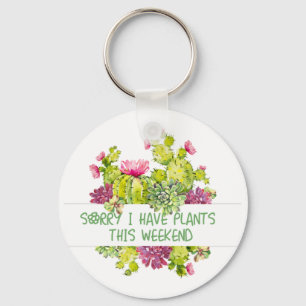 Plants and Flowers Keychain