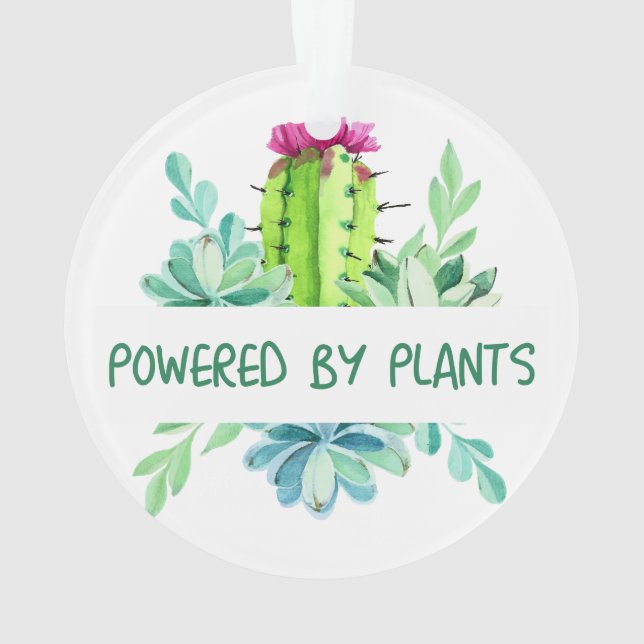 Plants and Flowers Ornament (Back)