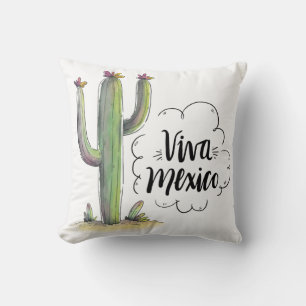 Plants and Flowers Throw Pillow