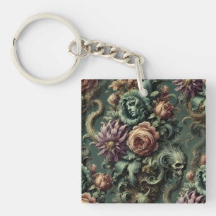 Plants and Pandemonium – Gothic Baroque  Keychain