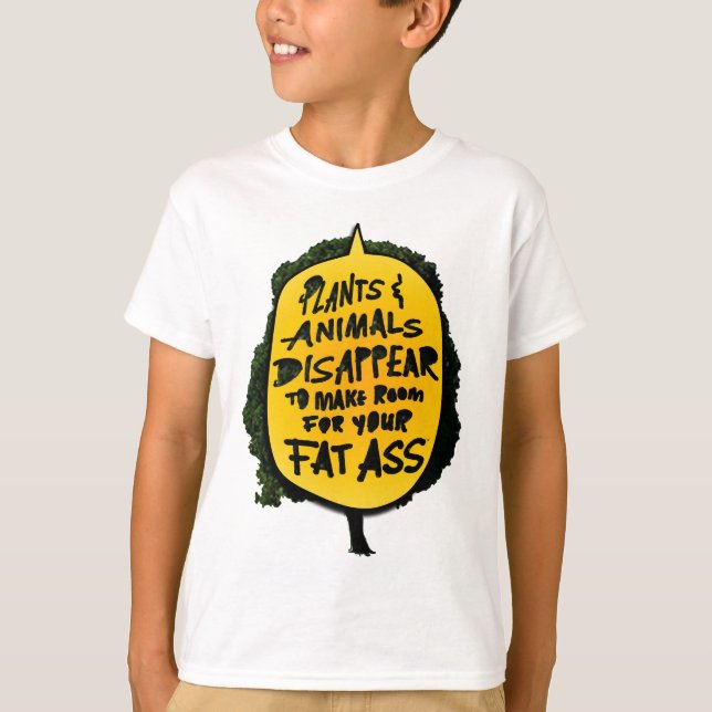 PLANTS & ANIMALS DISAPPEAR ...(YaWNMoWe®) T-Shirt (Front)