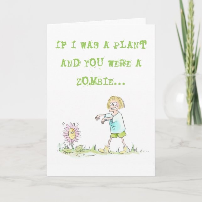 Plants contre Zombies Carte (Devant)