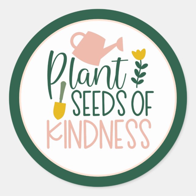 Plants Garden Nature Sticker (Front)