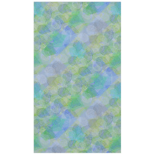 Plants pattern A02.b Leaves LBlue BG Tablecloth