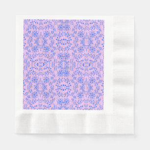 Plants pattern A08.b boho. lpurple BG Napkin