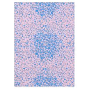 Plants pattern with roses A05.b Lpink BG Tablecloth