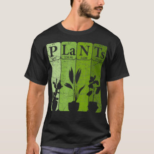Plants Periodic Table Elements Plant Lover Botany T-Shirt