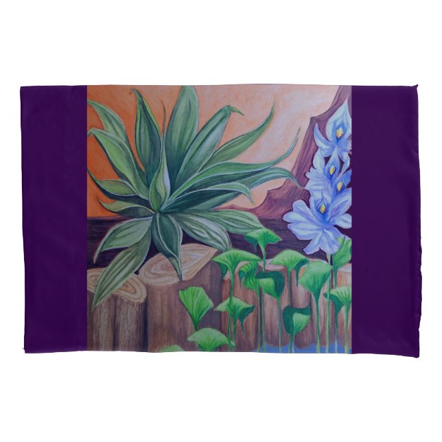 Plants Pond Party  Pillowcase (Front)