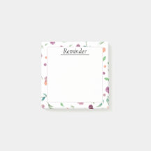 Plaque à notes Floral Post-it® pour bureau, bureau