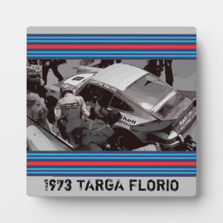 Plaque à plateau 1973 RACING avec Easel