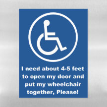 Avertissement de la porte de voiture pour Handicap