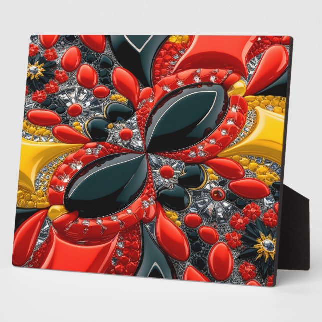 Plaque avec Allemagne Couleurs Design moderne (Côté)