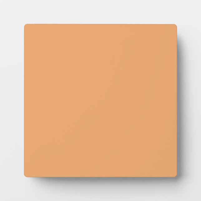 Plaque avec Arrière - plan Pastel Orange (Devant)