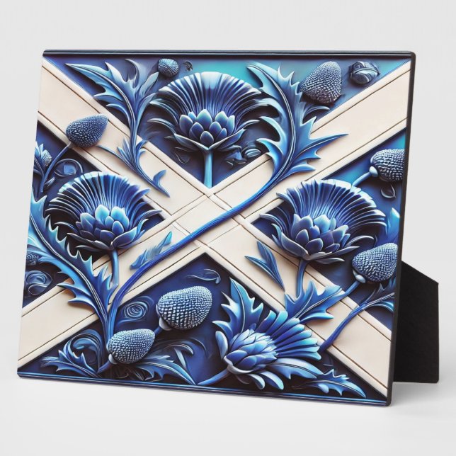 Plaque avec charcuterie écossaise Design moderne (Côté)