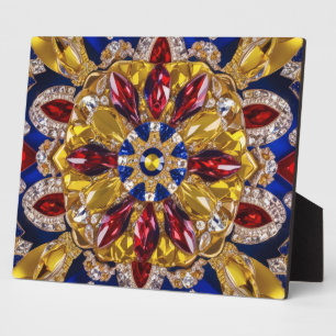 Plaque avec Colombie Couleurs Design moderne