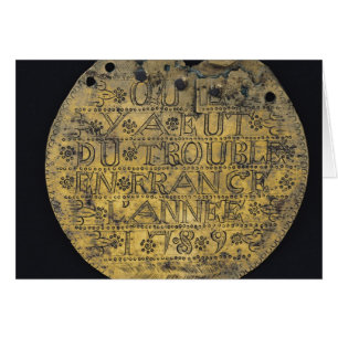 Plaque avec l'expression