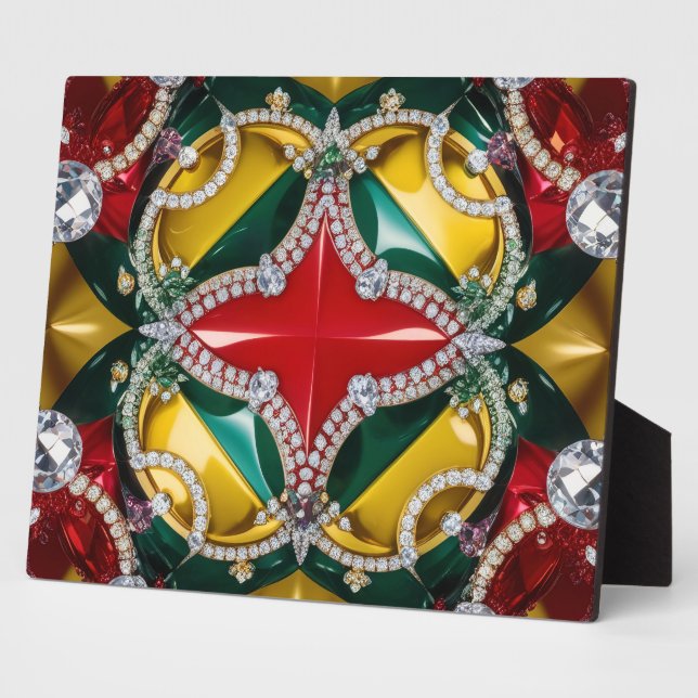 Plaque avec Los Angeles Colors Design moderne (Côté)