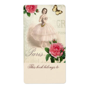 Plaque Ballerina parisienne