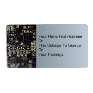 Plaque-cadeau de nom de carte de circuit intégrée