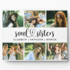 Plaque Collage photo du script Best Friends