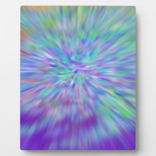 Plaque colour abstract