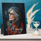 Plaque commémorative funéraire photo "En souvenir 