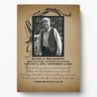 Plaque commémorative Gold Photo