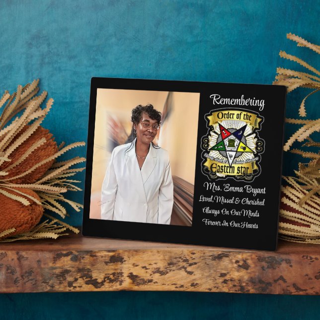 Plaque commémorative OES aimée, manquée et chérie (Côté)