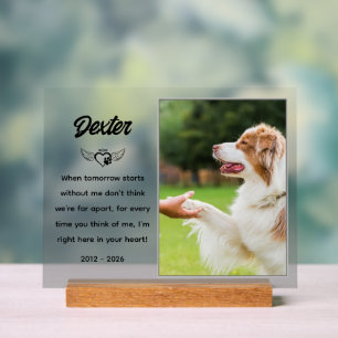 Plaque commémorative personnalisée pour animaux de