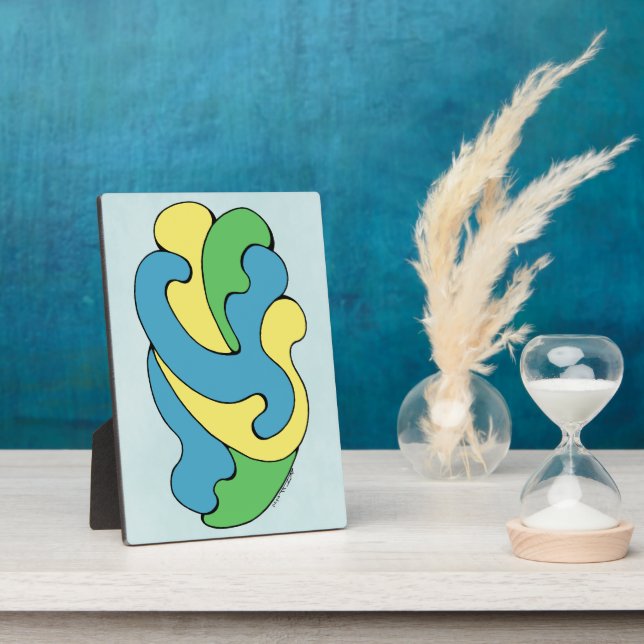 Plaque d'accolement des courbes (Jaune, Bleu, Vert (Côté)