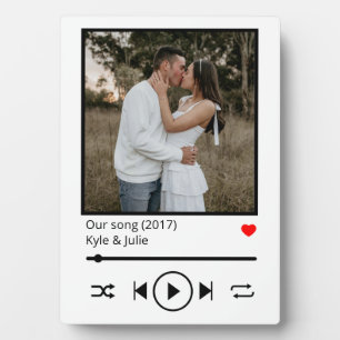 Plaque d'affichage de la musique en streaming