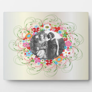 Plaque d'art floral Art déco