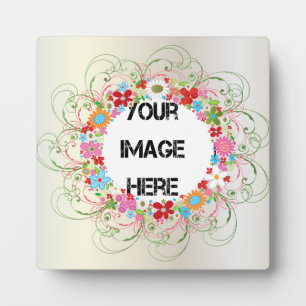 Plaque d'art floral Art déco