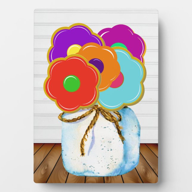 Plaque de bouquet de biscuits révisée (Devant)