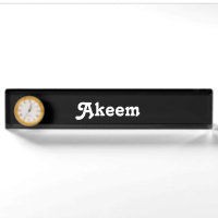 Plaque de bureau Akeem