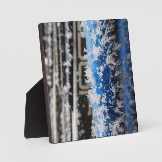 Plaque de bureau hiver Frost (Recto)