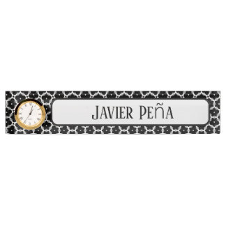 Plaque de bureau Jardin gothique