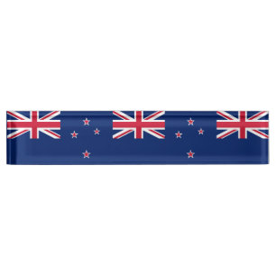 Plaque de bureau patriotique avec Drapeau de la No