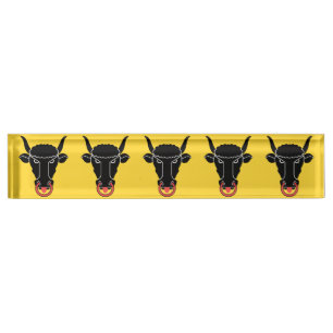 Plaque de bureau patriotique avec drapeau d'Uri, S