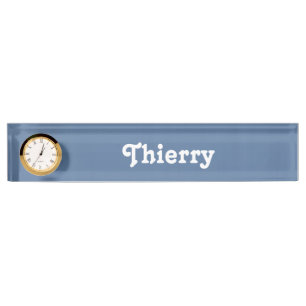 Plaque de bureau Thierry