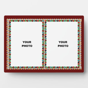 Plaque de cadre photo Double étincelle