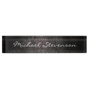 Plaque de configuration professionnelle en cuir
