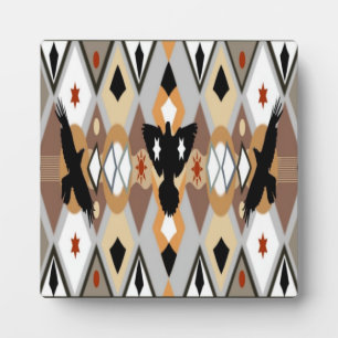 Plaque de corneille amérindienne